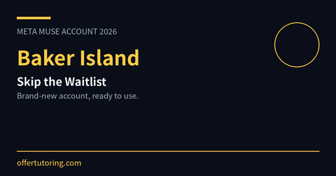 Meta Muse Account in Baker Island: Complete 2026 Registration Guide