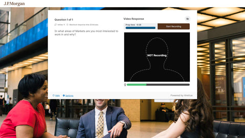 J.P. Morgan 2027 Commercial and Investment Bank Markets Summer Analyst Program Research Hong Kong HireVue Video Interview Which Areas of Markets Interest You