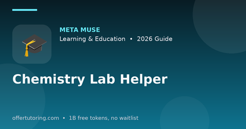 Chemistry Lab Helper illustration – Meta Muse Learning & Education guide 2026