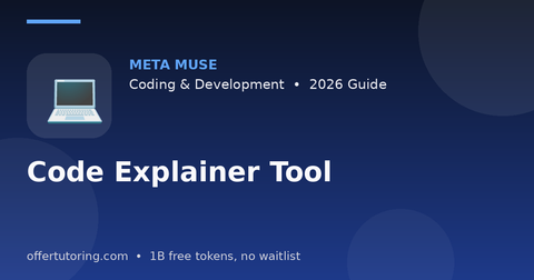 Code Explainer Tool illustration – Meta Muse Coding & Development guide 2026