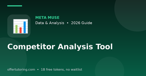 Competitor Analysis Tool illustration – Meta Muse Data & Analysis guide 2026