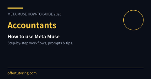 Accountants using Meta Muse in 2026 - how-to guide