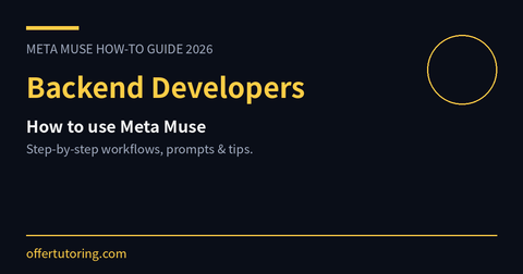 Backend Developers using Meta Muse in 2026 - how-to guide