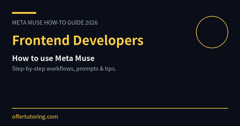 Frontend Developers using Meta Muse in 2026 - how-to guide