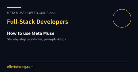 Full-Stack Developers using Meta Muse in 2026 - how-to guide