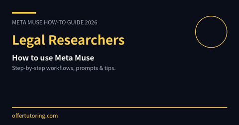 Legal Researchers using Meta Muse in 2026 - how-to guide