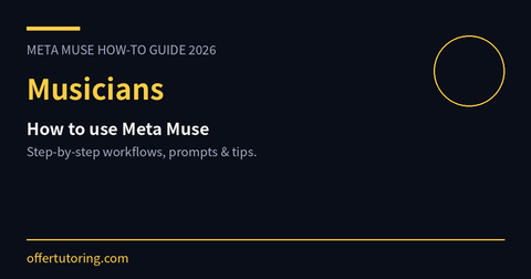 Musicians using Meta Muse in 2026 - how-to guide