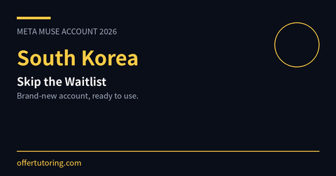 How to Get Meta Muse Account in South Korea (2026) - Skip the Waitlist