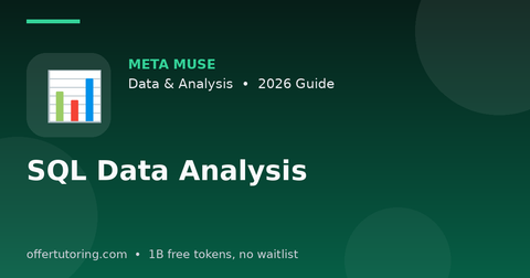 SQL Data Analysis illustration – Meta Muse Data & Analysis guide 2026