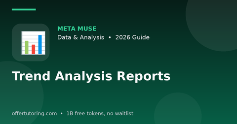 Trend Analysis Reports illustration – Meta Muse Data & Analysis guide 2026