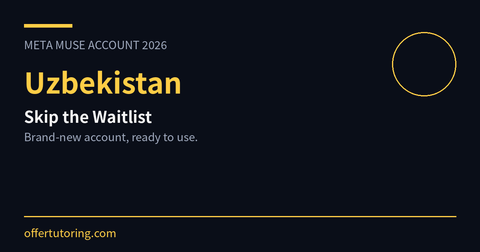 How to Get Meta Muse Account in Uzbekistan (2026) - Skip the Waitlist