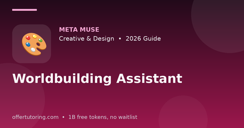 Worldbuilding Assistant illustration – Meta Muse Creative & Design guide 2026