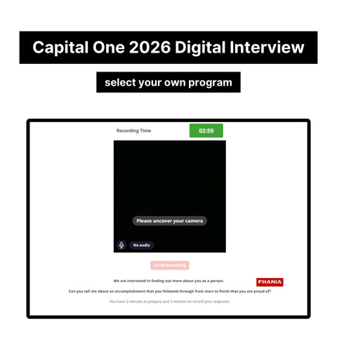 2026 Capital One Virtual Job Tryout Online Test and Digital Interview Tutorials