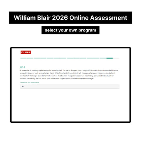 2026 William Blair Online Pre-recruiting Assessments Questions & Answers