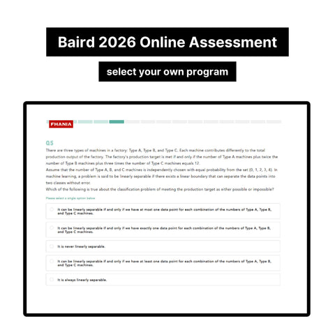 2026 Baird Online Assessment Exact Questions & Answers