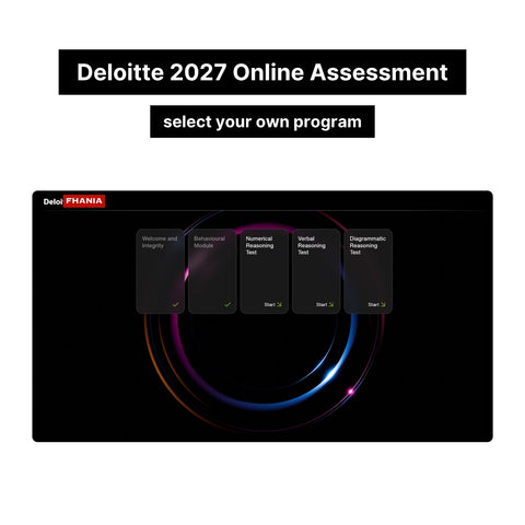 2027 Deloitte Immersive Online Assessment, Job Simulation and Video Interview Tutorials
