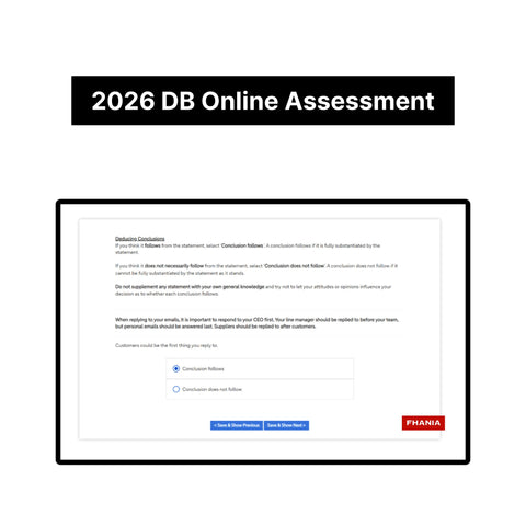 2026 Deutsche Bank Online Assessment Job Simulation Assessment Tutorials