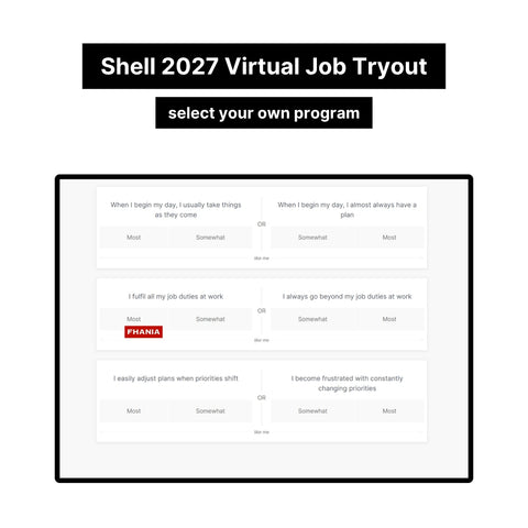 2027 Shell Virtual Job Tryout and On-demand Interview Tutorials