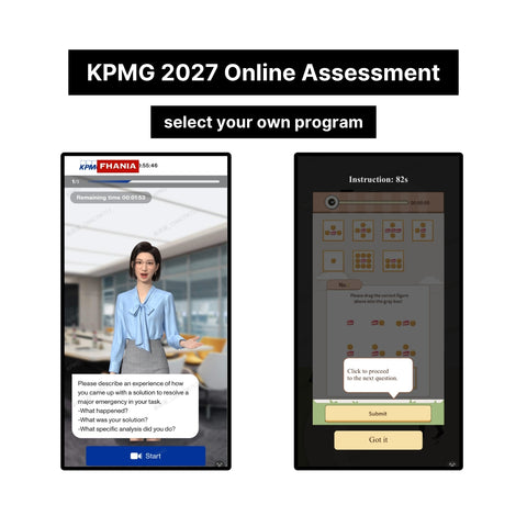 2027 KPMG Online Assessment and Video Interview Tutorials
