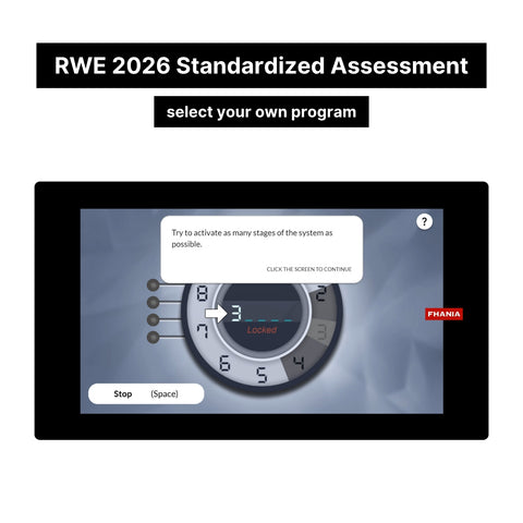 2027 RWE Standardised Assessment Online Analytics Test and Tutorials