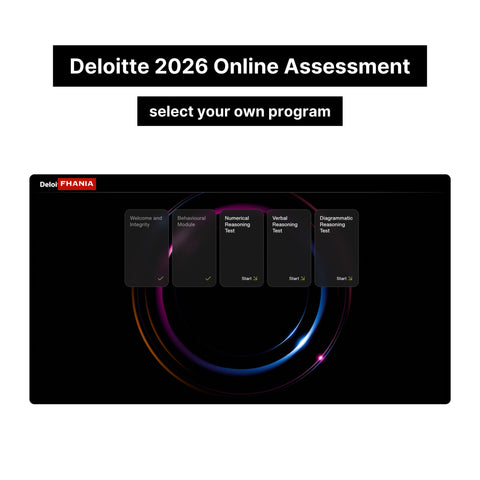 2026 Deloitte Immersive Online Assessment, Job Simulation and Video Interview Tutorials