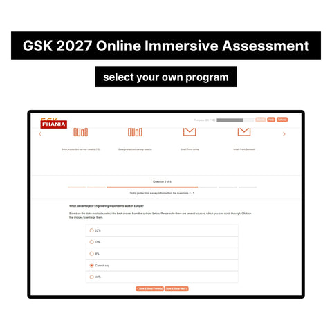 2027 GSK Online Immersive Assessment and Online Job Simulation Tutorials