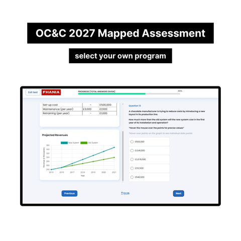 2027 OC&C Strategy Consultants Online Test Tutorials (One-Way Video Assessment and Mapped Test)