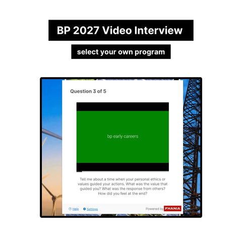 2027 BP Video Interview and Online Assessment Exact Questions and Answers