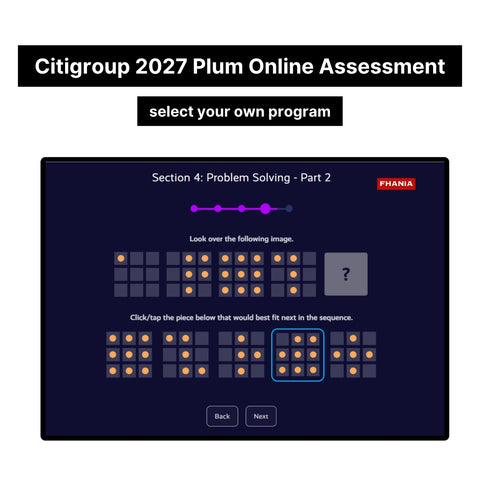 2027 Citigroup Online Assessment Plum Tutorials