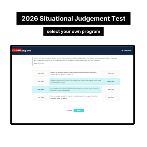 2026 Bank of England Situational Judgement Test and Video Interview and Answers