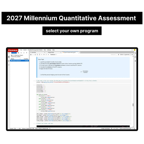 2027 Millennium Caliper Assessment and Quantitative Assessment Exact Questions and Answers