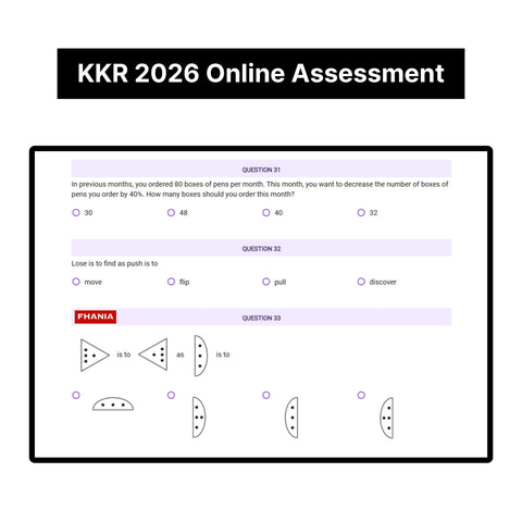 2026 KKR Predictive Cognitive Assessment Exact Questions & Answers