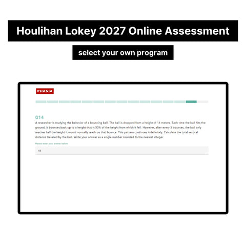 2027 Houlihan Lokey Online Assessment Exact Questions & Answers