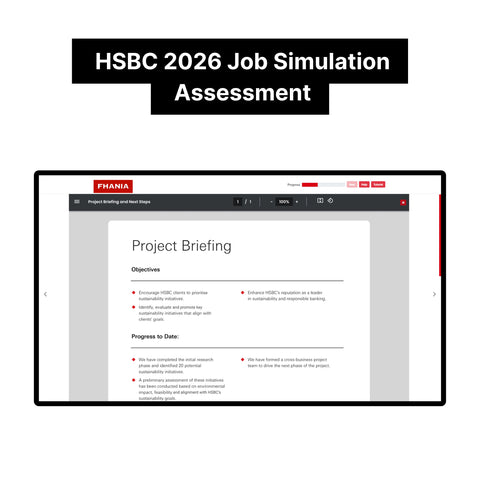 2026 HSBC Online Immersive Assessment and Job Simulation Tutorials
