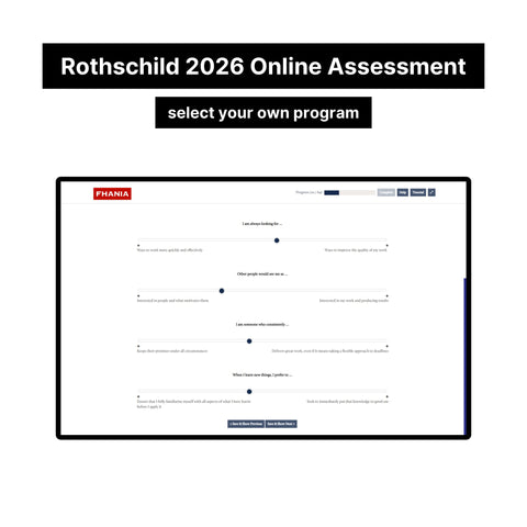 2026 Rothschild Blended Online Assessment Exact Questions and Answers