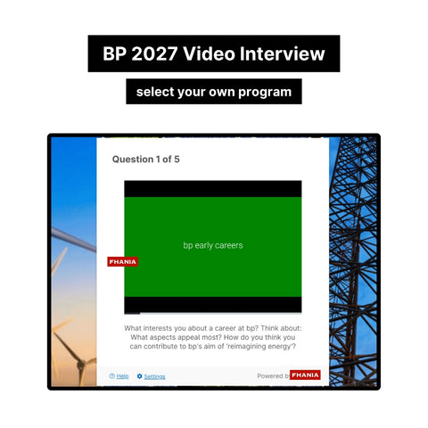 2027 BP Video Interview and Online Assessment Exact Questions and Answers