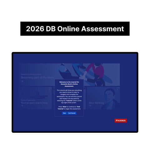 2026 Deutsche Bank Online Assessment Job Simulation Assessment Tutorials