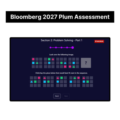2027 Bloomberg Plum Online Assessment & Video Interview Tutorials