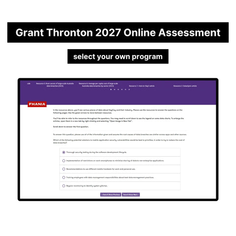 2027 Grant Thornton Online Assessment and Video Interview Tutorials