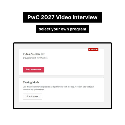 2027 PwC Online Assessment | Video Interview Tutorials