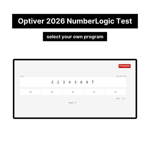 2026 Optiver Online Assessment Exact Questions & Answers