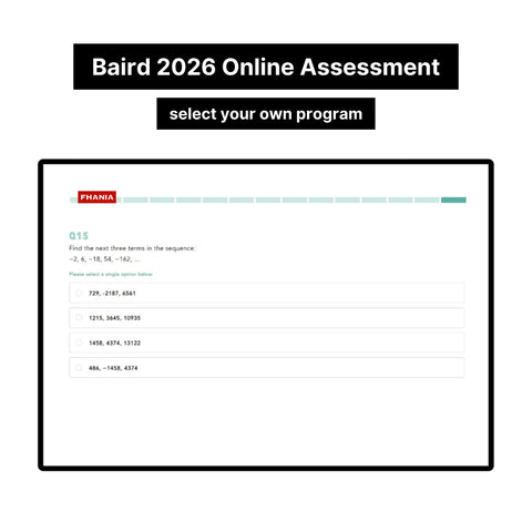 2026 Baird Online Assessment Exact Questions & Answers