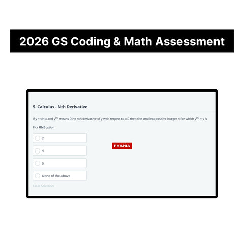 2026 Goldman Sachs Video Interview, Coding & Math Online Assessment Answers