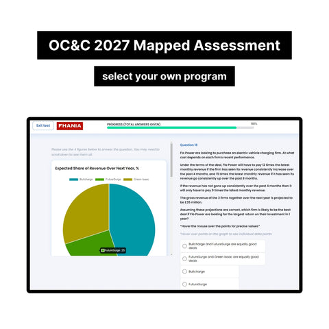 2027 OC&C Strategy Consultants Online Test Tutorials (One-Way Video Assessment and Mapped Test)