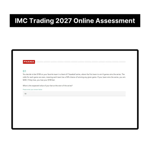 2027 IMC Trading Assessment BrainsFirst Games NeurOlympics Exact Questions and Answers