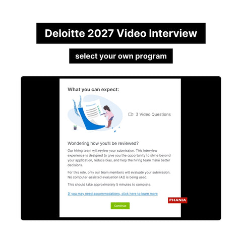 2027 Deloitte Immersive Online Assessment, Job Simulation and Video Interview Tutorials