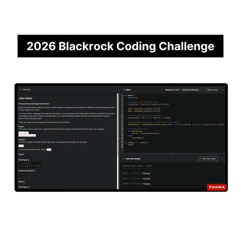 2026 BlackRock Pre-interview Assessment - Virtual Cover Letter | Coding Technical Challenge Answers
