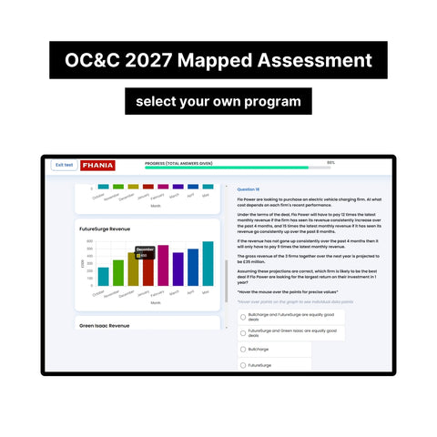 2027 OC&C Strategy Consultants Online Test Tutorials (One-Way Video Assessment and Mapped Test)