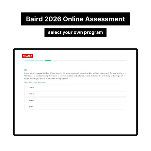 2026 Baird Online Assessment Exact Questions & Answers