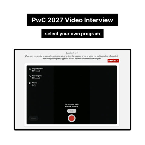 2027 PwC Online Assessment | Video Interview Tutorials
